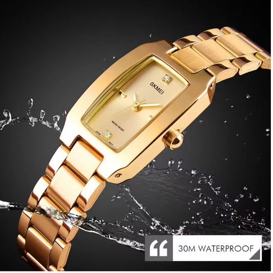 Skmei 1400 Top Brand Luxury Women's Watch Waterproof Stainless Steel