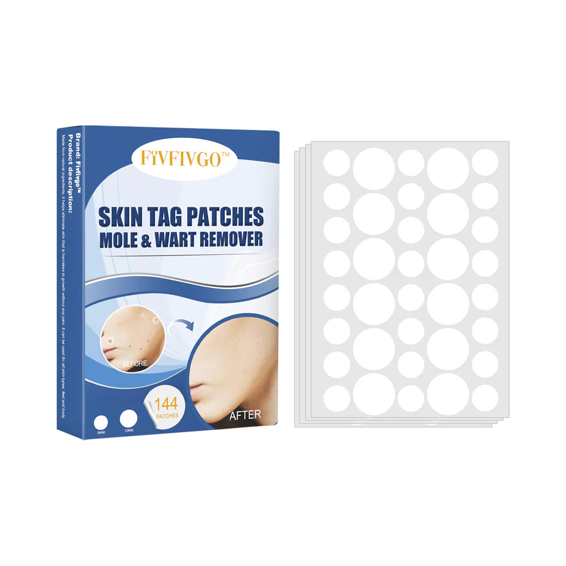 Fivfivgo™ Moles and Warts Removal Skin Tag Patch